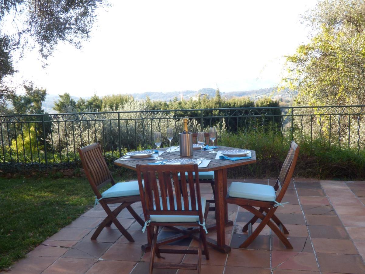 Apartment Cezanne With Heated Pool And Private Garden Chateauneuf-Grasse Exteriör bild