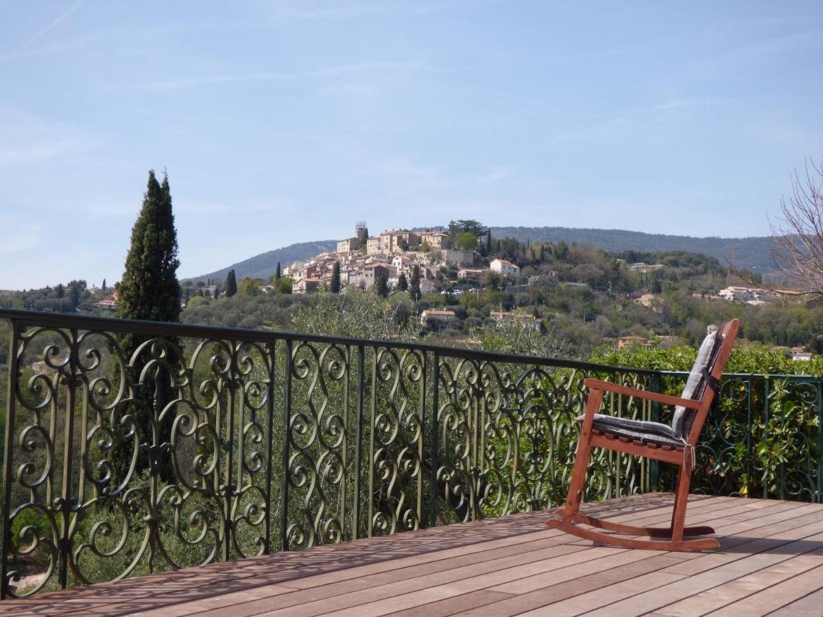 Apartment Cezanne With Heated Pool And Private Garden Chateauneuf-Grasse Exteriör bild
